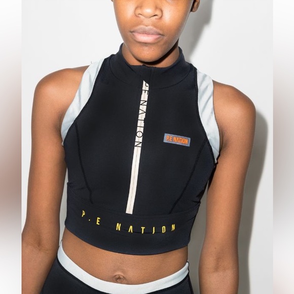 P.E Nation Rotation Sports Bra Half Zip - Picture 8 of 17